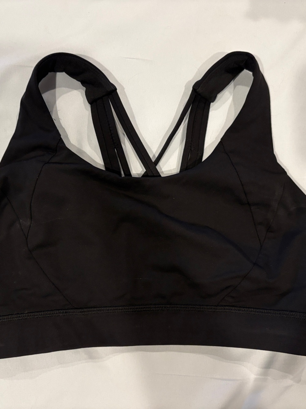 lululemon athletica Black Cross-Back Sports Bra